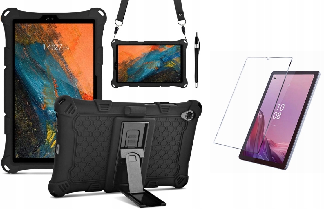 Etui Z Paskiem Do Lenovo Tab M9 9" TB310XU TB310FU 2023r. Szkło Rysik