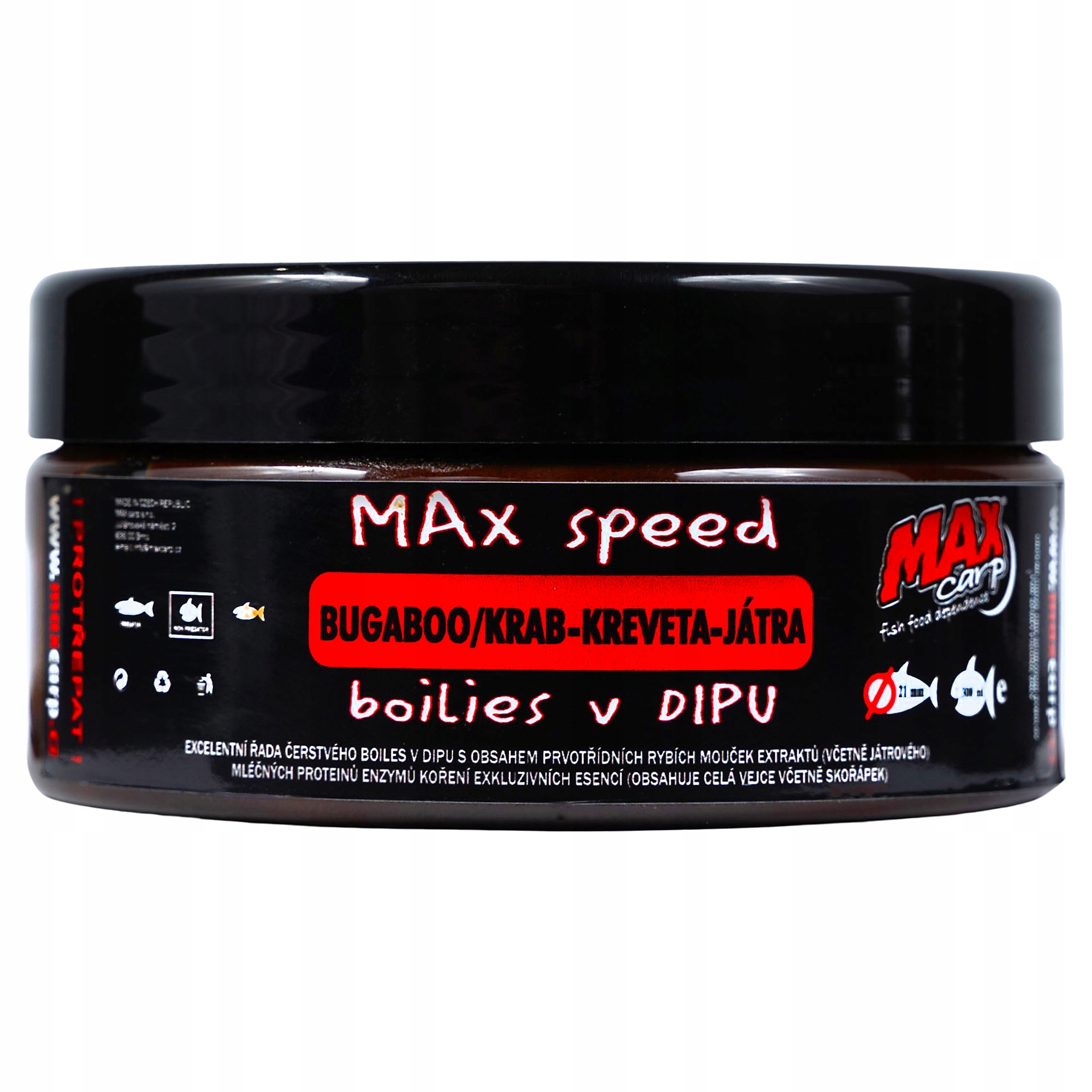 Kulki Haczykowe Max Carp W Dipie Bugaboo 21mm 300ml