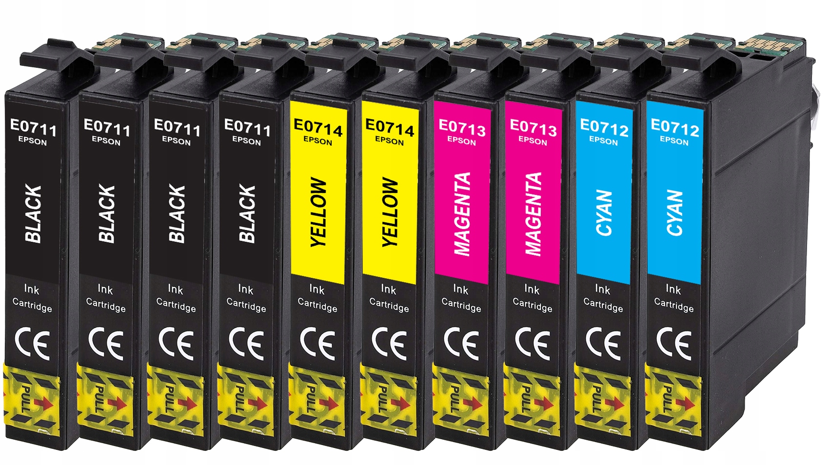 

10x Tusz Do Drukarki Epson SX115 SX215 SX218 T0711