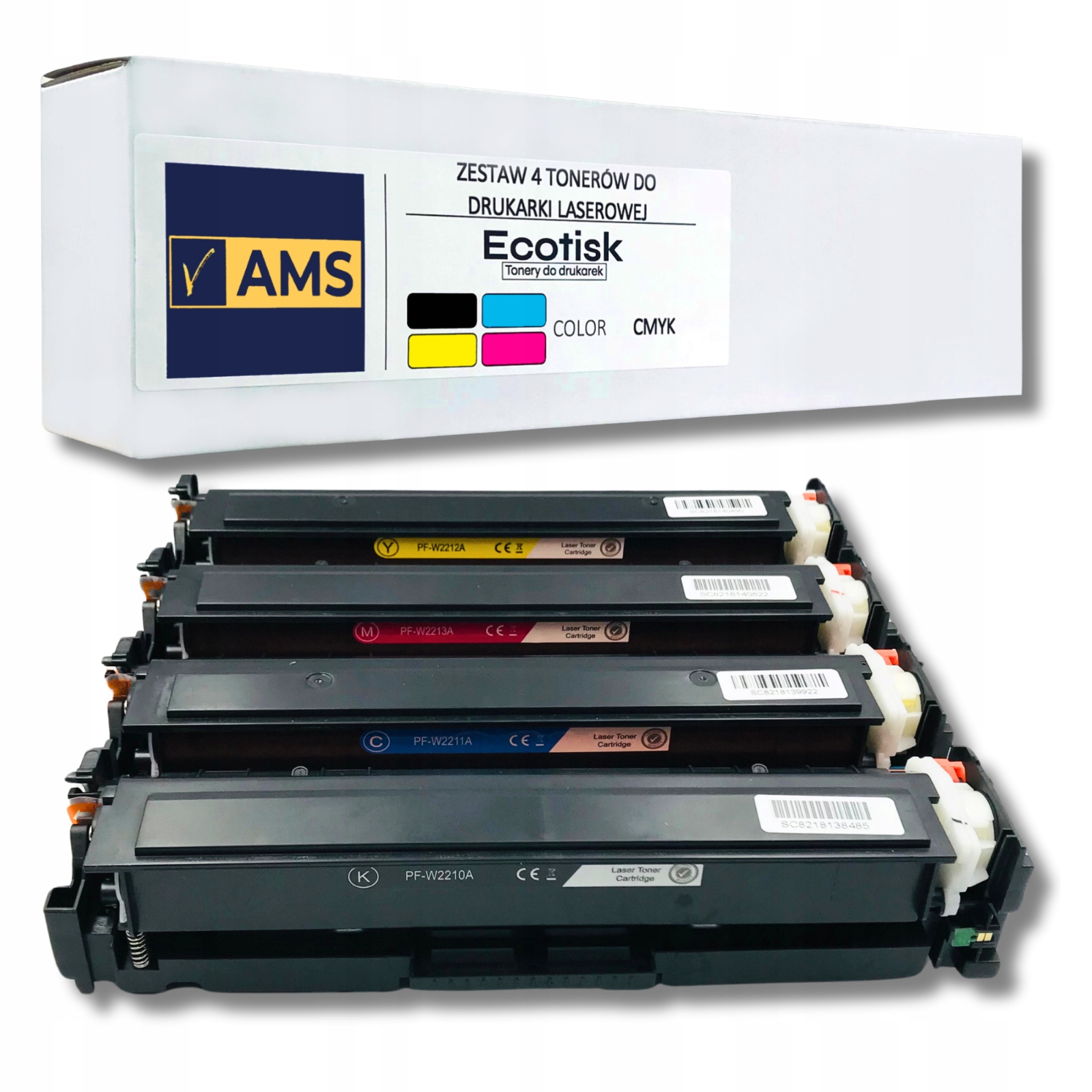 4x Toner pro Hp 207A Cmyk pro tiskárnu Hp Color LaserJet Pro M255 M282 M283