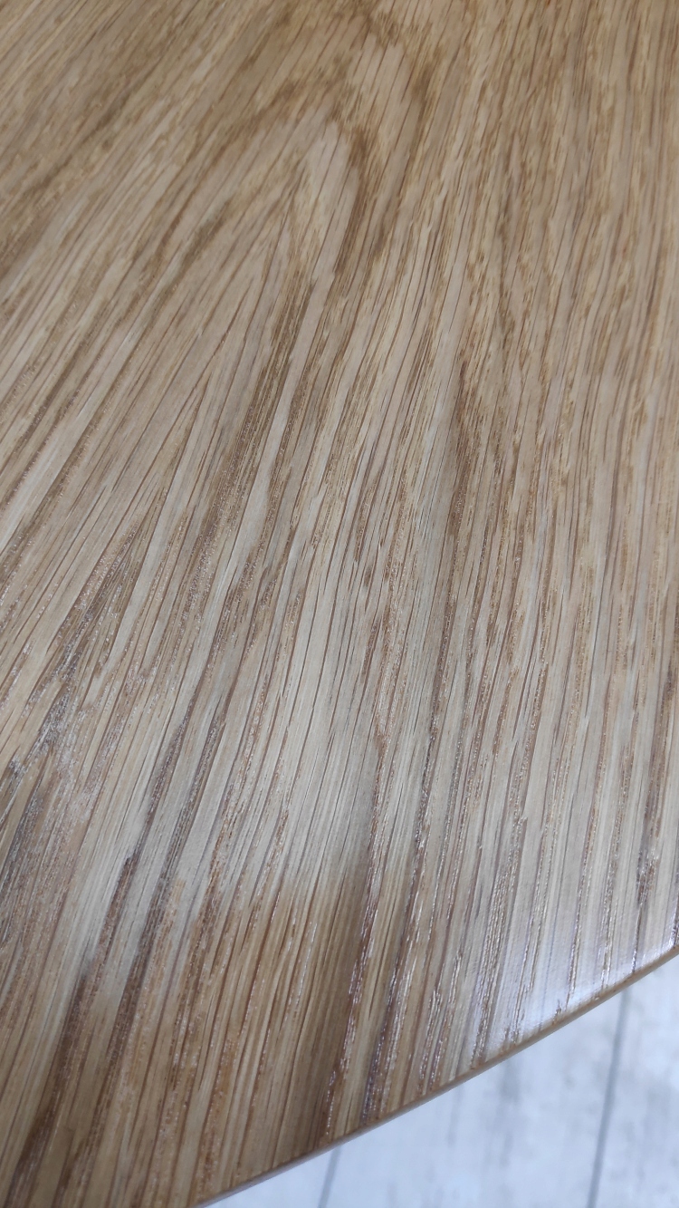 Stół rozkładany okrągły 100/130 loft skandynawski Maksymalna długość rozłożonego stołu 130 cm