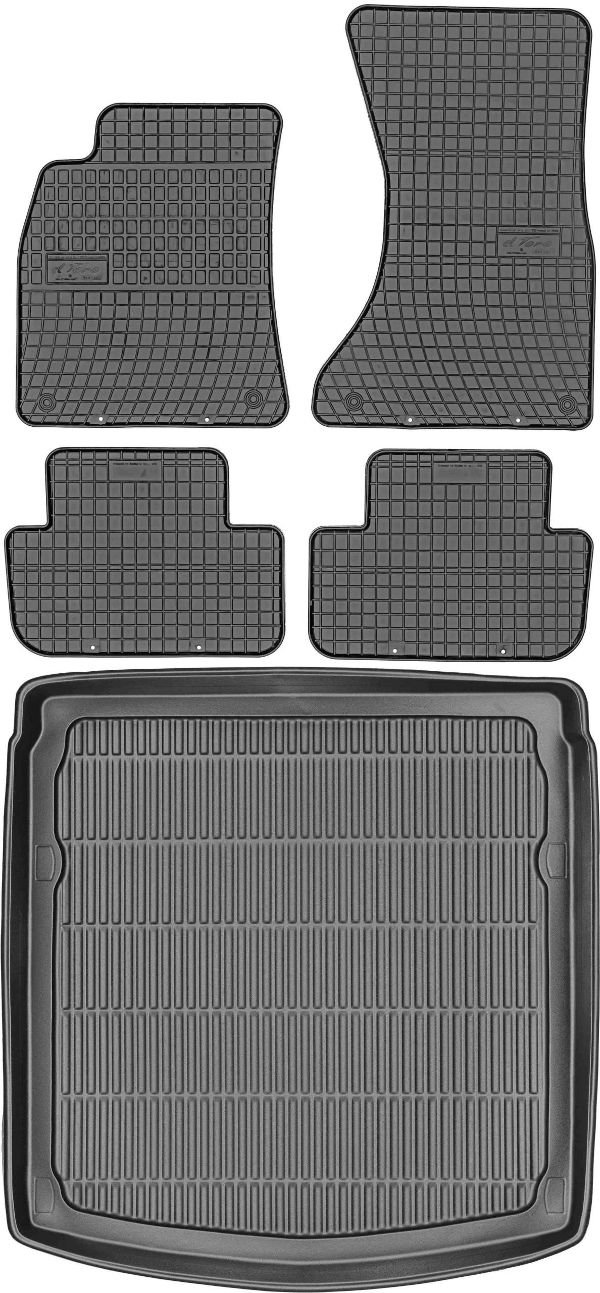 Audi A4 B8 Sedan 2007-2015 Gumové rohože rohož