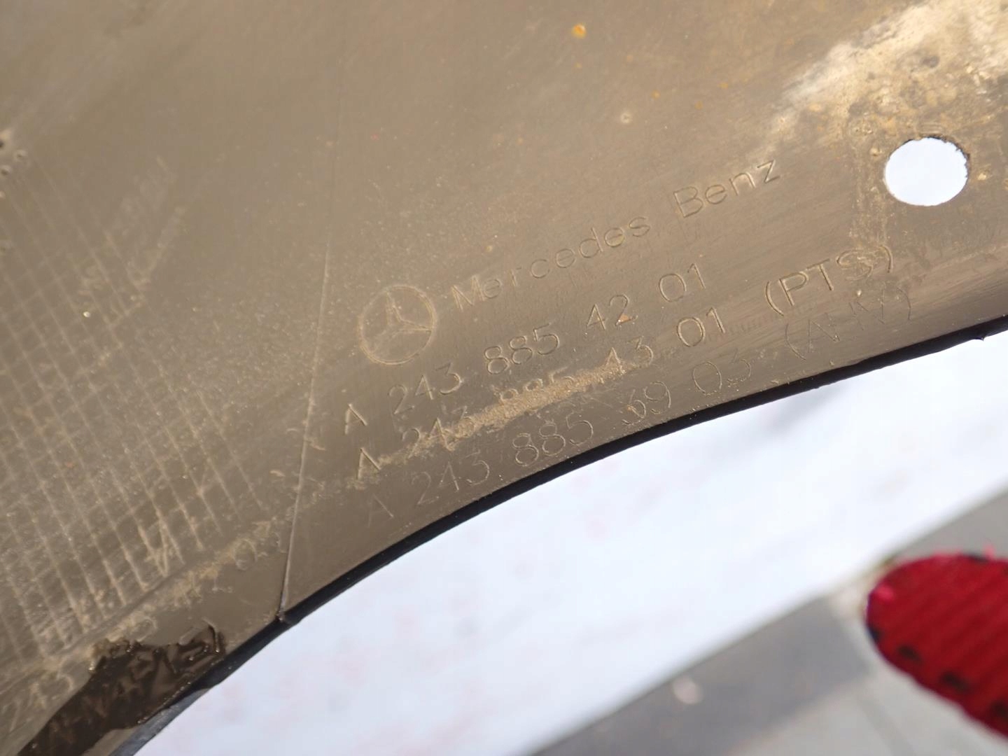 spoiler der Stoßstange heck MERCEDES EQA W243 2021- A2438854201