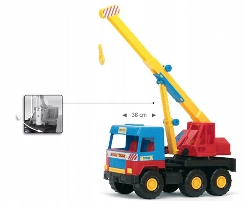 WADER Dźwig Samochód Zabawki dla CHŁOPCA 3 Lata Wiek dziecka 3 lata +