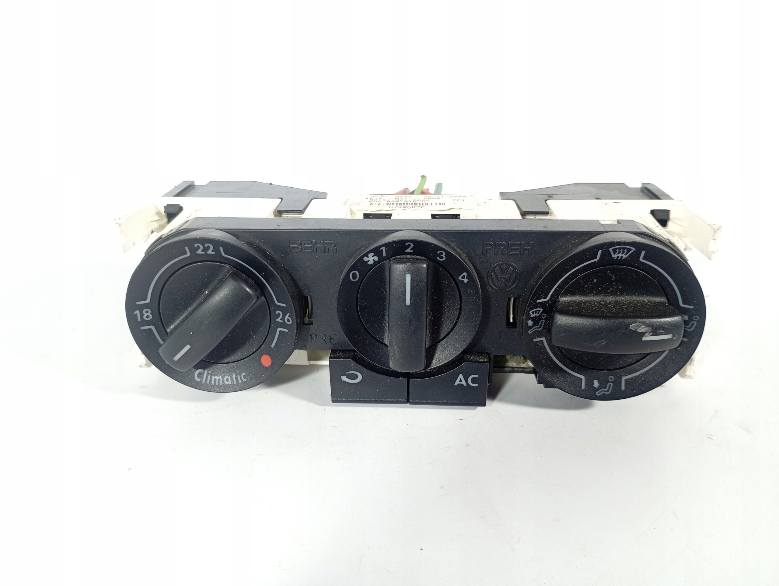 VW POLO N9 9N 01-09 switch switch PANEL air conditioning devices OE 6Q0820045H
