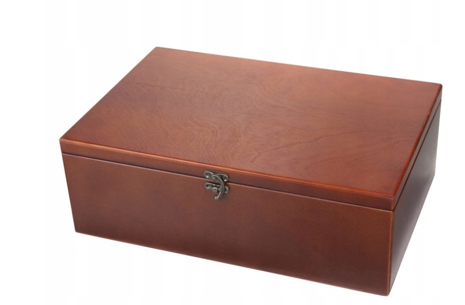 Kufřík Dřevěný Na 60 Mincí Mince 140x55mm