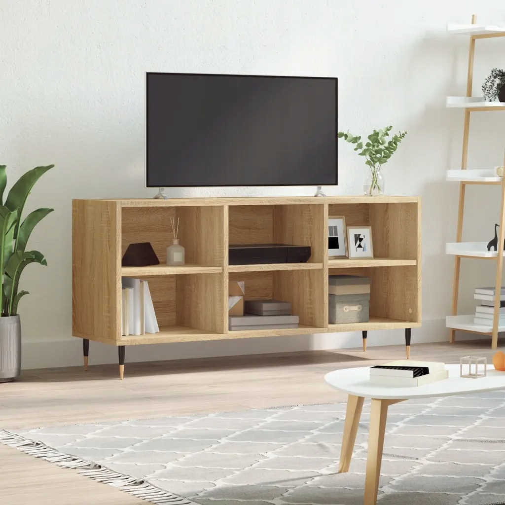 vidaXL Tv skříňka dub sonoma 103,5 x 30 x 50 cm kompozitní dřevo