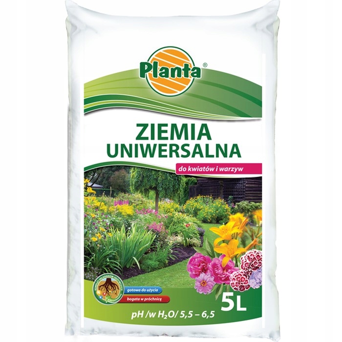 

Ziemia Uniw Podłoże Do Warzyw Kwiatów Ziół 80L