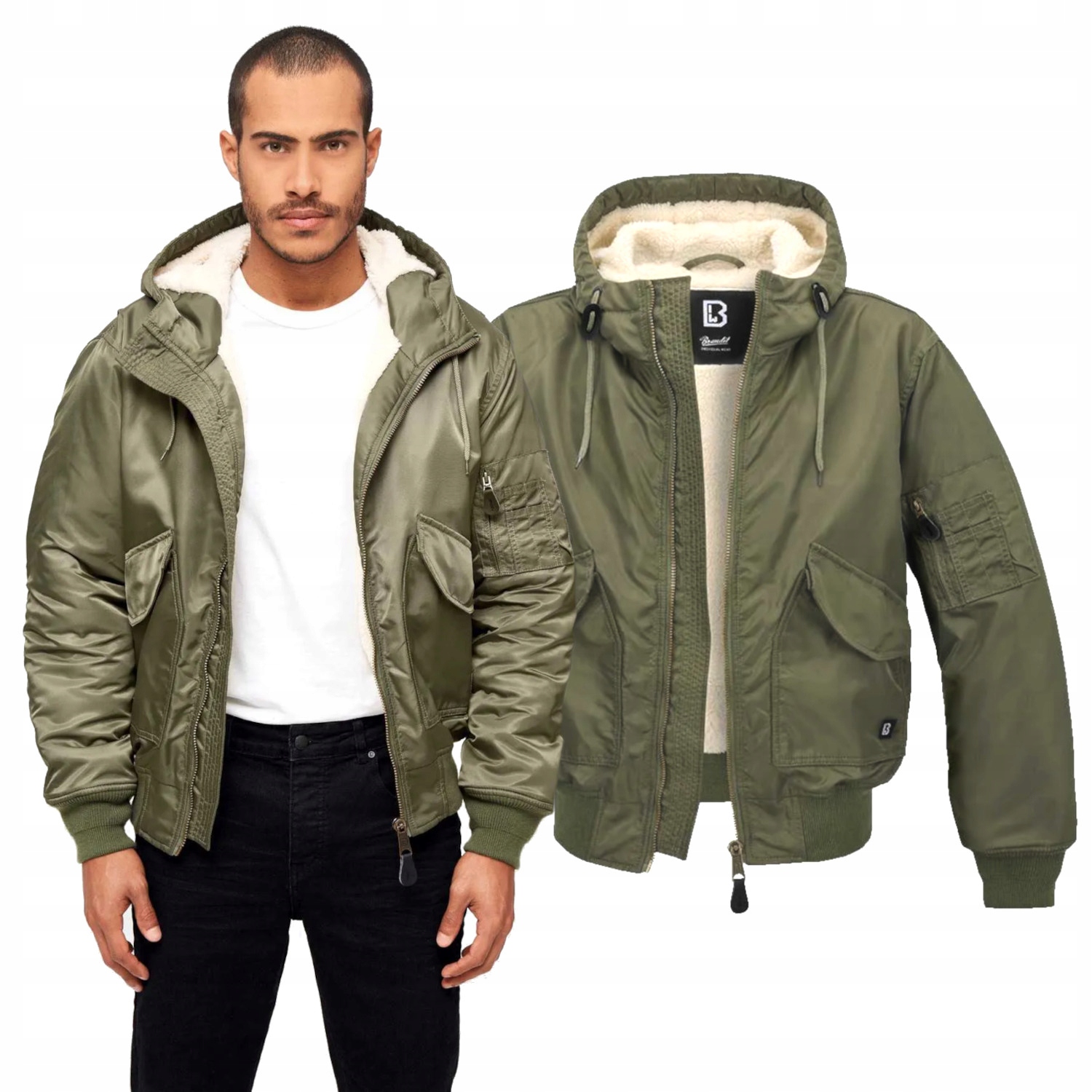 Bunda Brandit Cwu Hooded Olive XXL