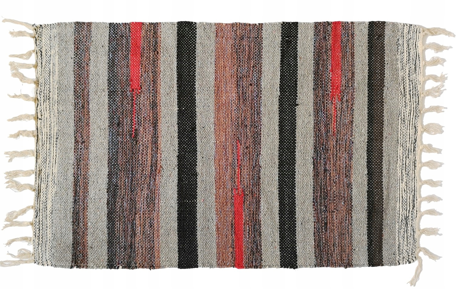 

Bawełniany chodnik 50x80 Aztec dywanik mix szary