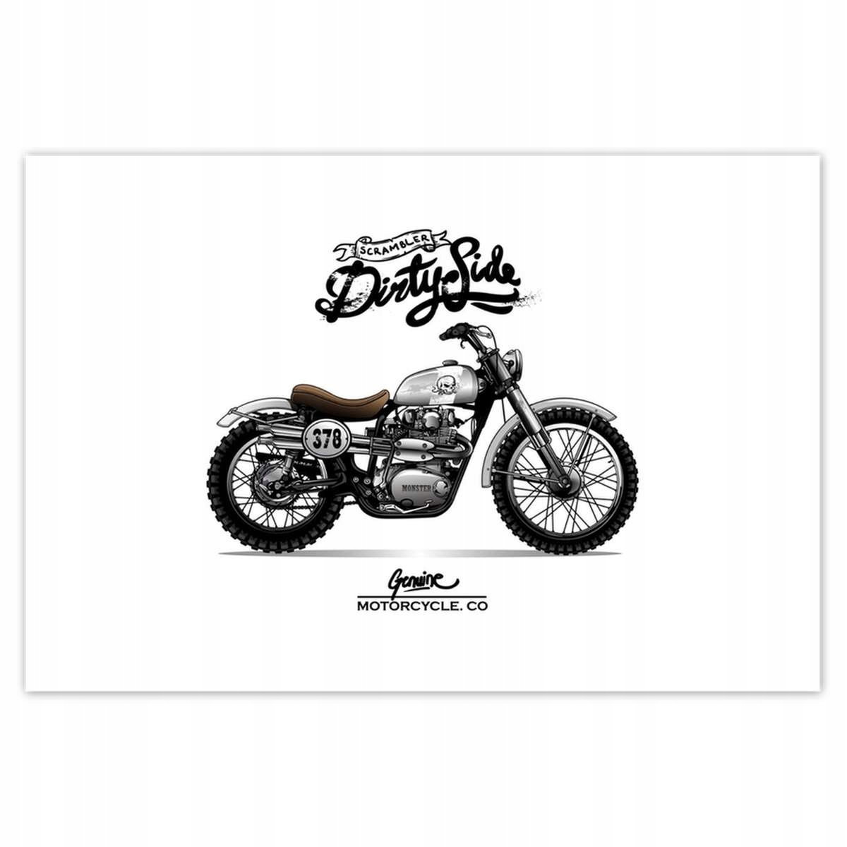 Plakáty 200x135 Motocykl Zabytek Vintage