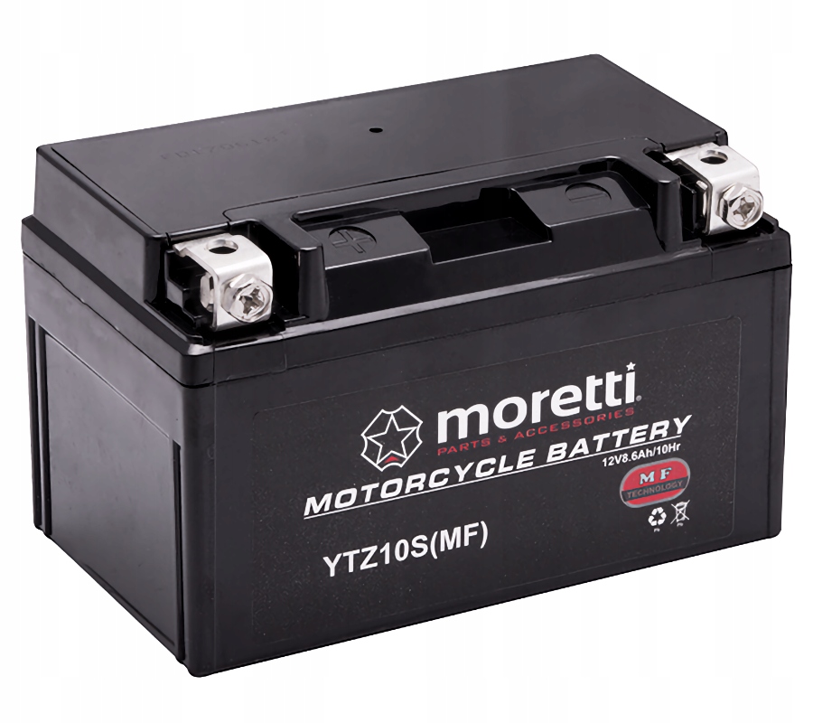 Akumulator Agm Moretti MTZ10S 8,6Ah 12V YTZ10S Martinelli