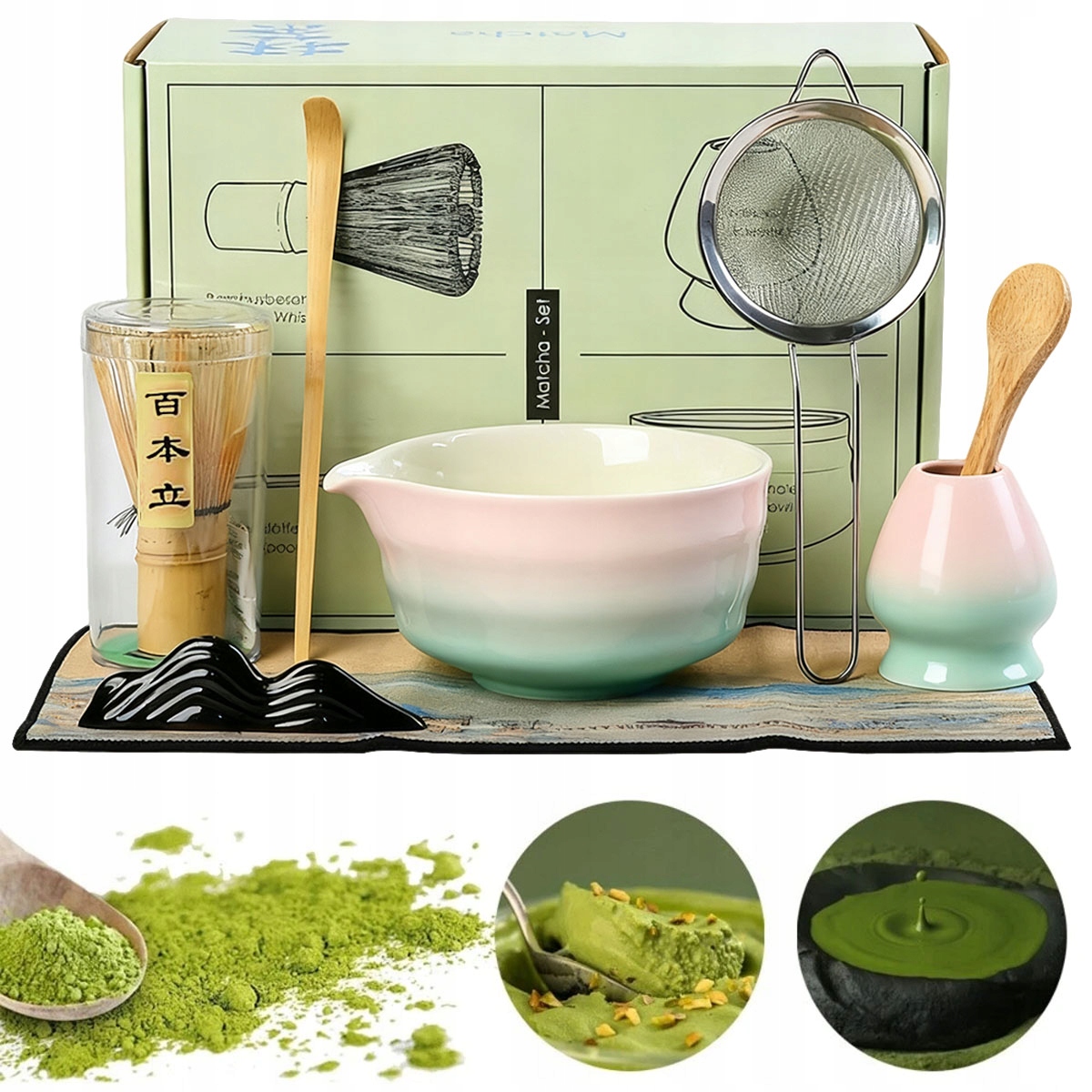 Levně Bambusová Dárková Sada Na Čaj Matchy Chashaku 8 Ks Jako Dárek