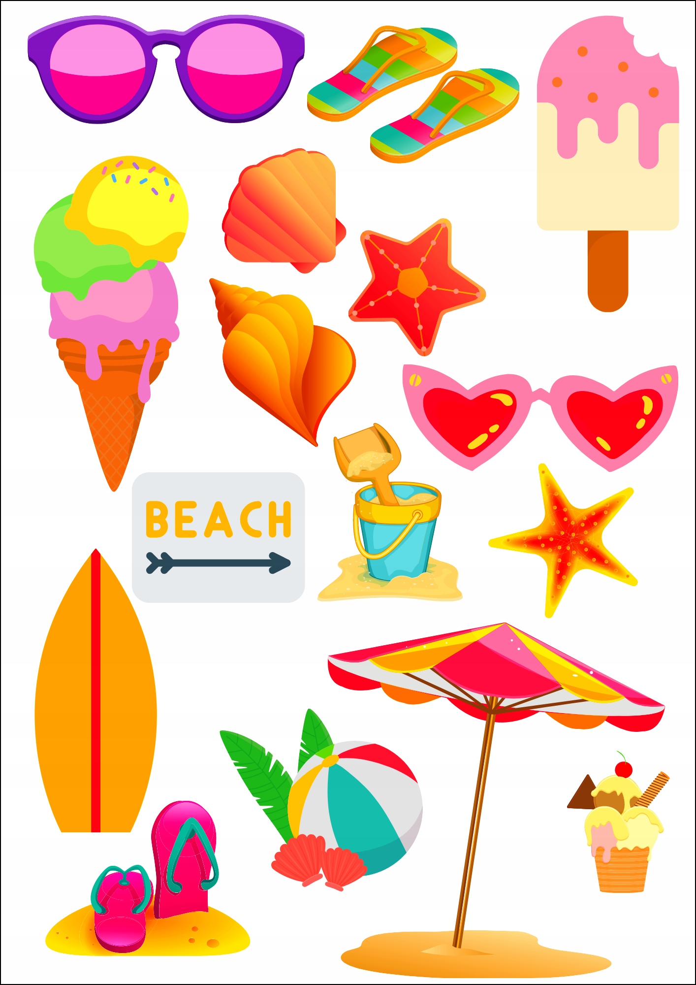 

PK15N Wodoodporne Tatuaże wodne Plaża Morze henna