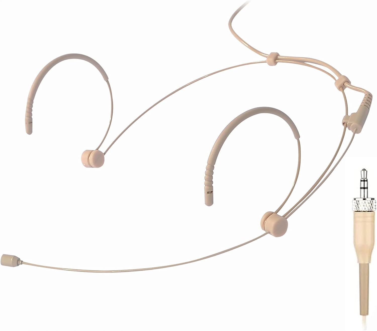 Sujeetec Sluchátkový set s mikrofonem 3,5 mm Diskrétní mikrofon