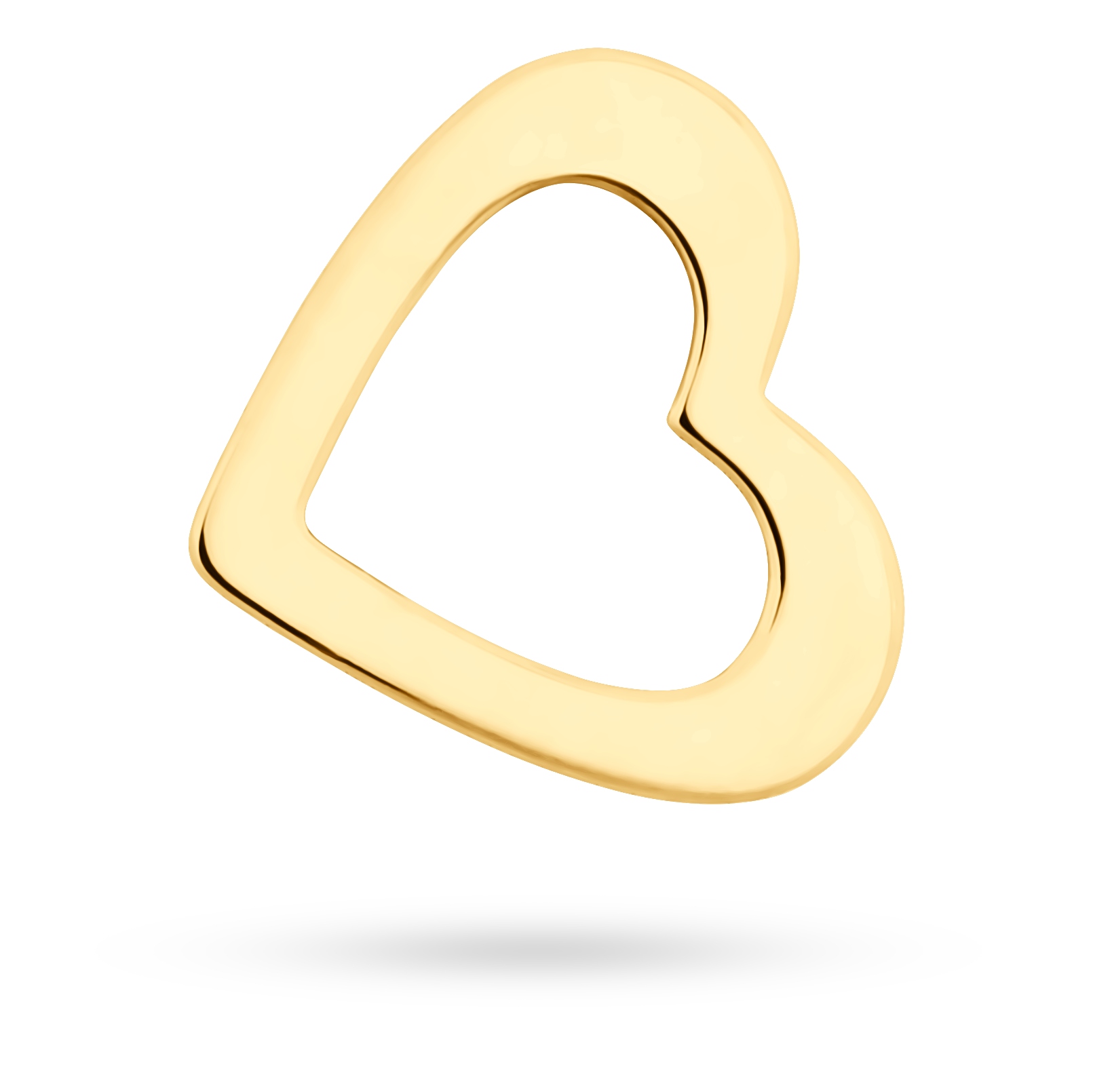 

Złota Zawieszka Wisiorek Serce Celebrytka 585 Graw