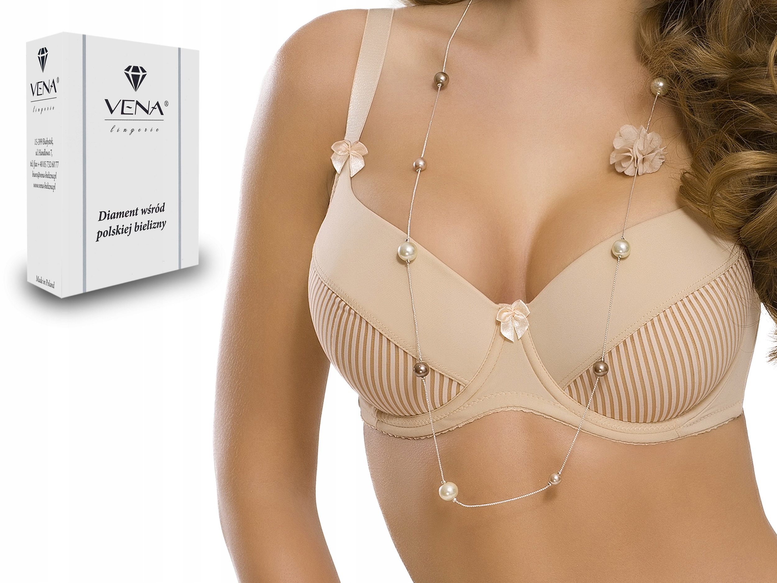 

Biustonosz Vena VB-11 , Fullcup , Beżowy , 80C