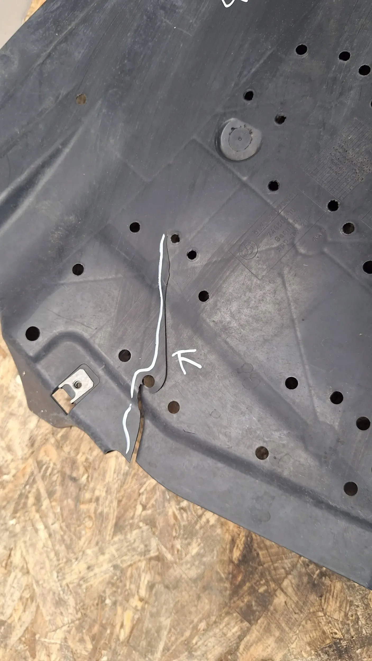 cover chassis 7181652 BMW E90 E91 LCI LIFT M PAKIET