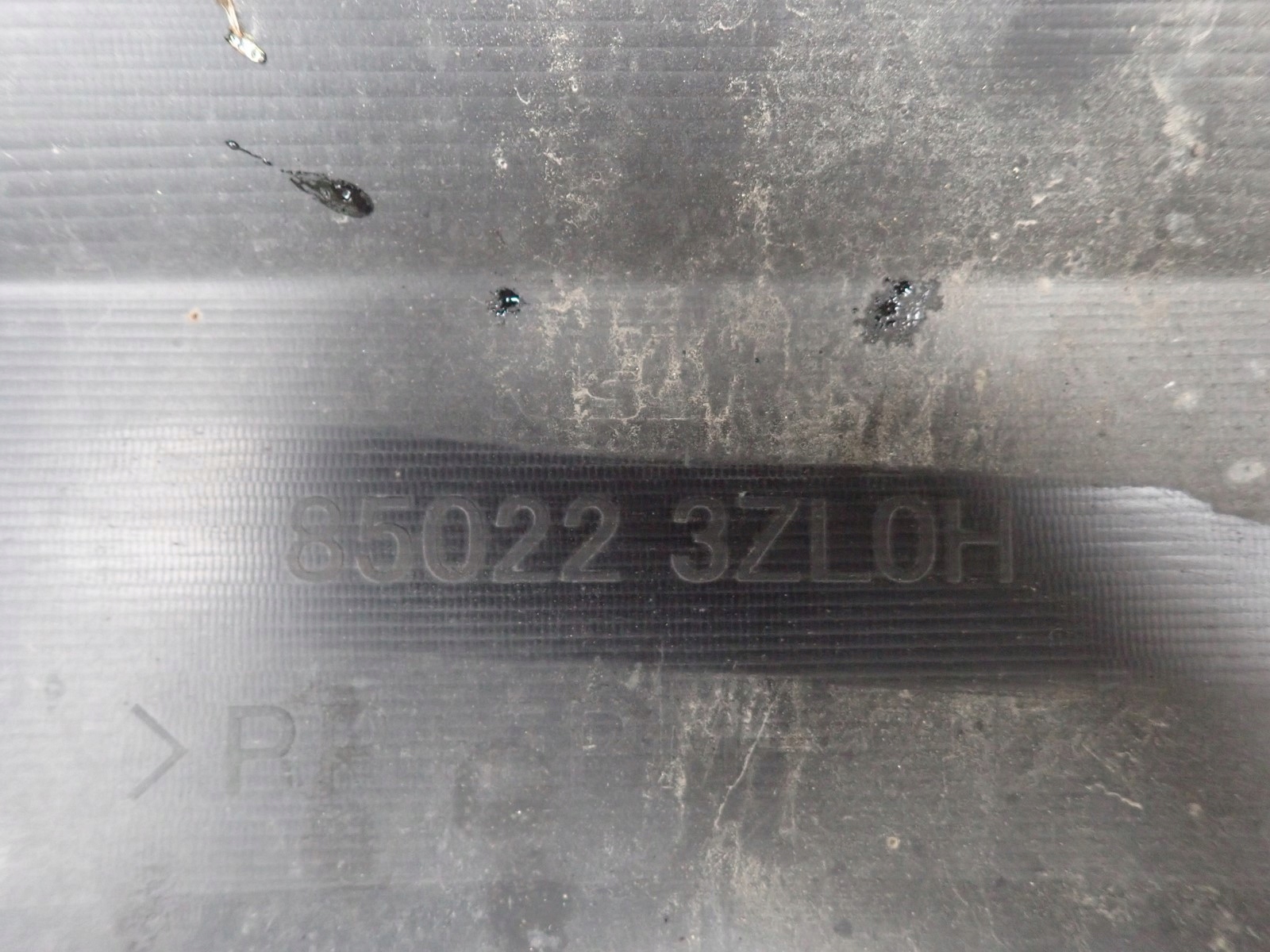 bumper rear part rear NISSAN PULSAR C13 2014
