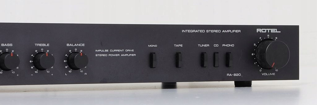 ROTEL RA-820 AUDIOFILSKI WZMACNIACZ STEREO ! Kolor czarny