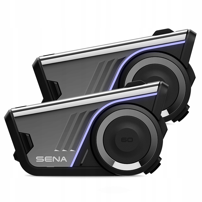 Motocyklový Interkom Sena 60S Bluetooth 5.3 Mesh 2KM Fm Rádio 2 Súpravy