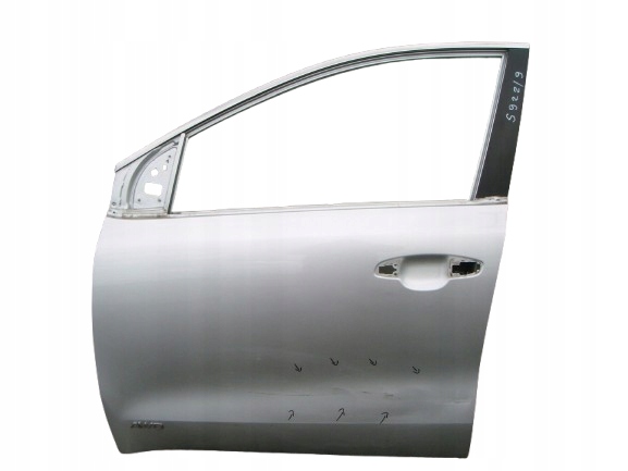 KIA SPORTAGE 4 IV 15-20 DRZWI LEWE PRZEDNIE - GOŁE - SREBRNE