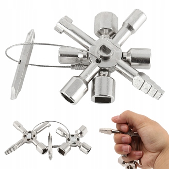 Multifunkční Klíč Pro Ovládací Skříně 10V1