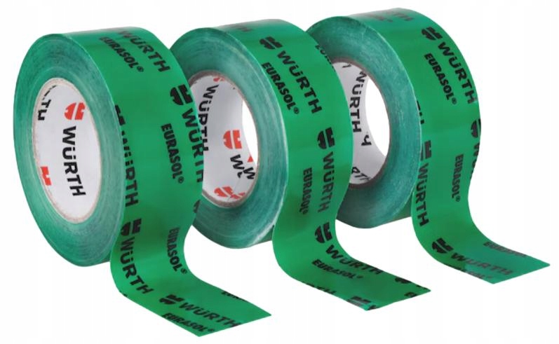 Wurth 3 X Těsnící Lepicí Páska Eurasol Zelená 50 MM-L25 M 0992900050