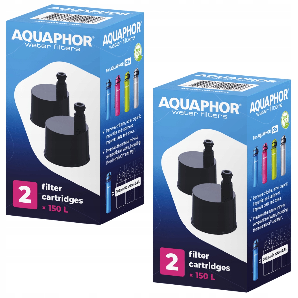 

Filtr wymienny do butelek Aquaphor City. 4 sztuki!