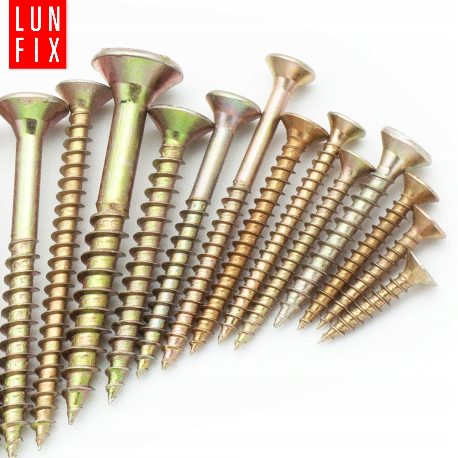 Wkręty hartowane do drewna 5x50mm łeb stożkowy ocynkowane 300 szt. Średnica wkręta 5 mm