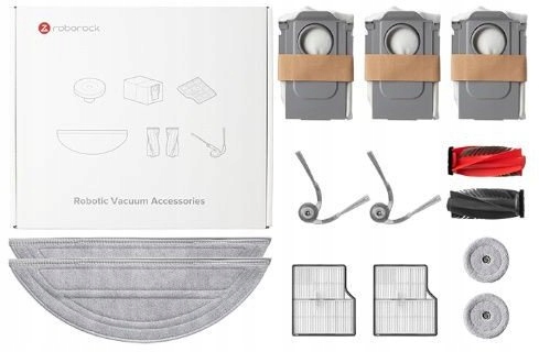Roborock Acc Kit Saros 10 2x Mop Edge Cloth, 1x Main Brush, 3x Dust Bag