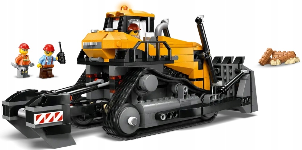 stavebnice Lego City Žlutý buldozer stavební stroj 682 dílků 60466
