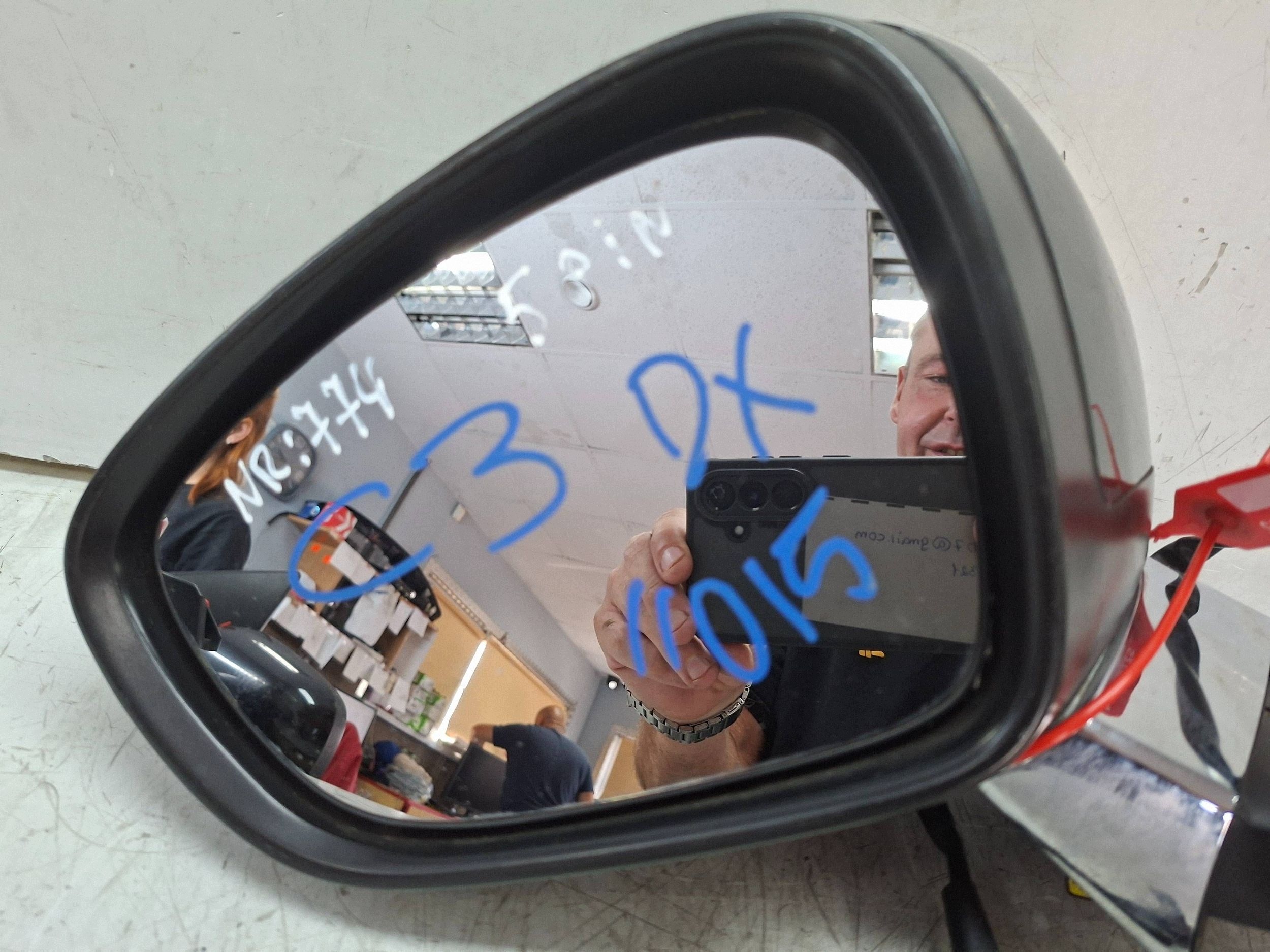 mirror left 5 vertical CITROEN C3 II 2009