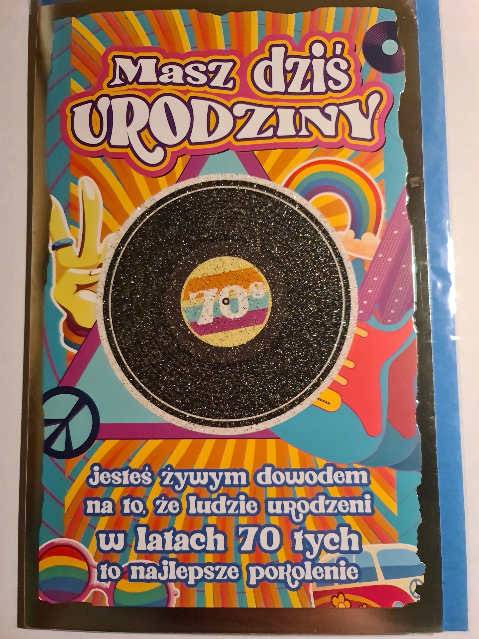 Kartki urodzinowe kartka urodzinowa ROCZNIK 70