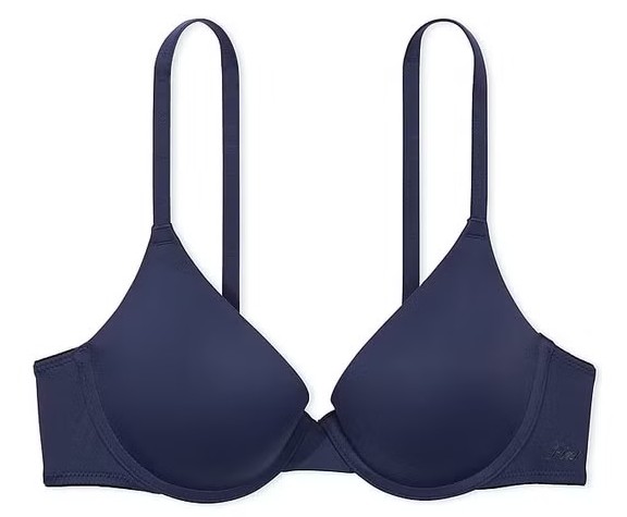 Push-up podprsenka Victoria's Secret Pink modrá 80C (36C)