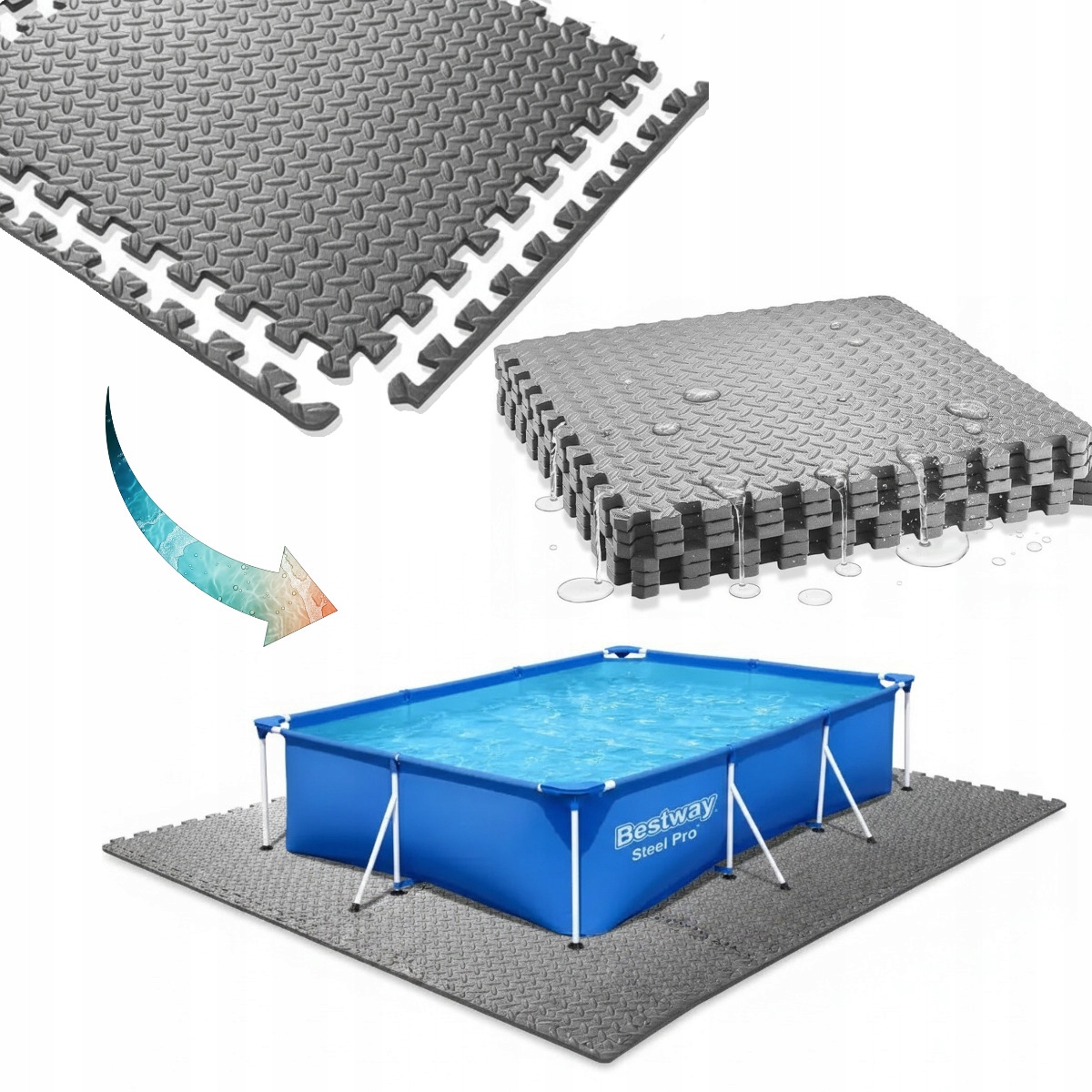 Penová Fólia pod bazén Bestway Steel Pro Frame Pool 259 x 170 cm