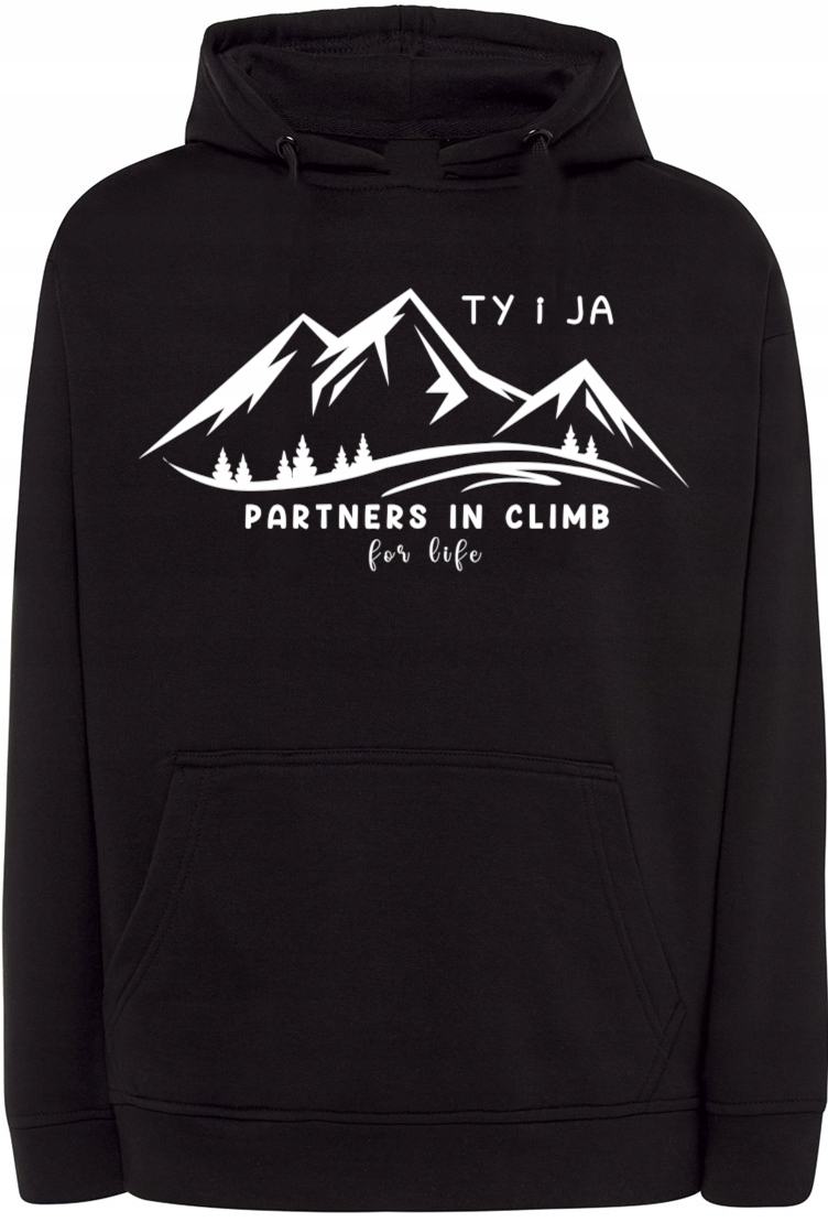 Valentýnská Mikina s potiskem Ty a Já, Hory vel. 3XL