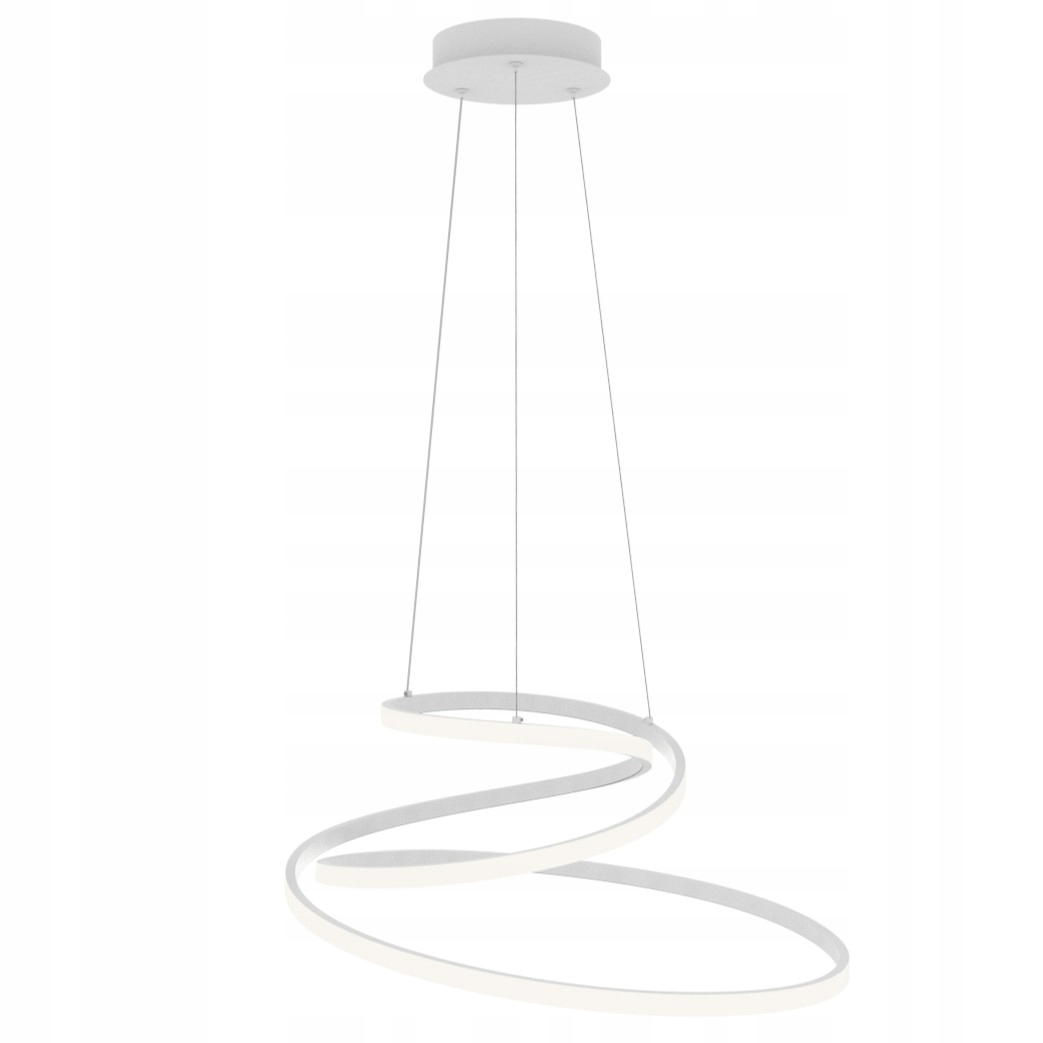 Lampa wisząca sufitowa do salonu, sypialni nowoczesna Led Cct biała Lorila