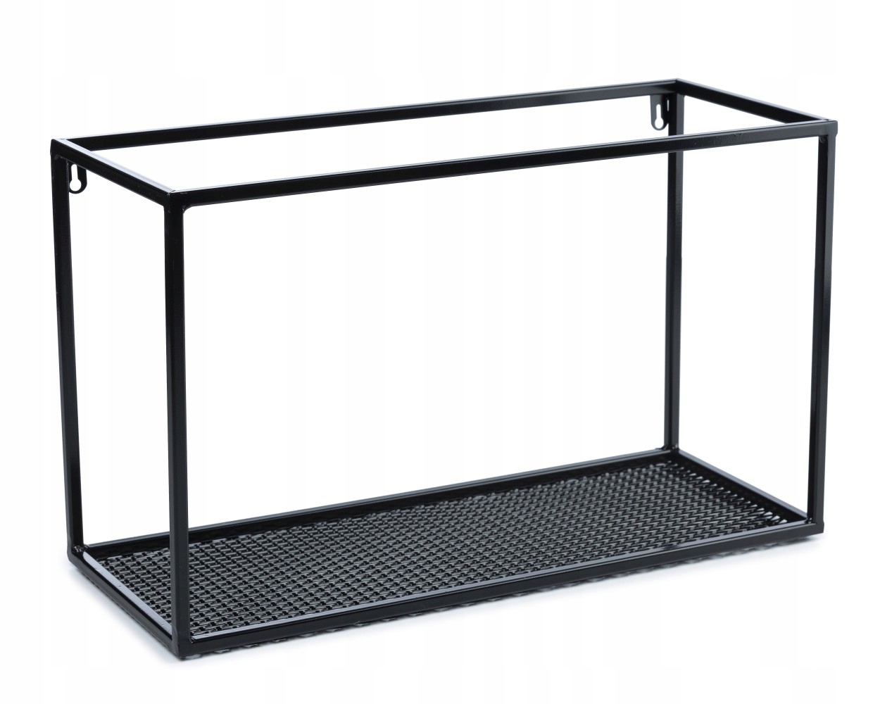 

Dekoracyjna industrialna półka wisząca czarna 50cm