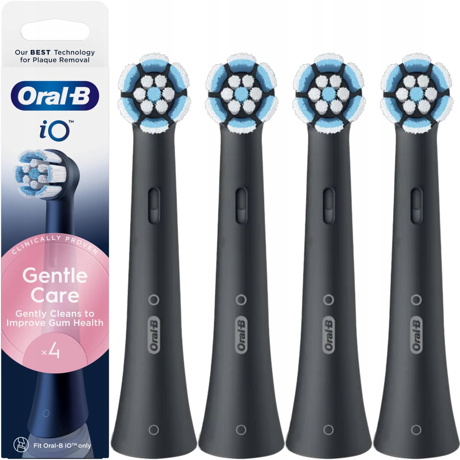 4x Oryginalne Końcówki Do Szczoteczki Magnetycznej Oral-b iO Gentle Care