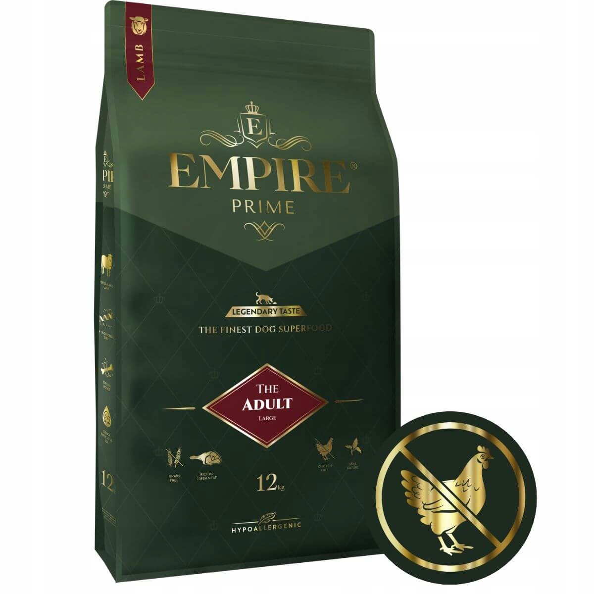 Empire Prime Jagnięcina Adult Large -12 kg
