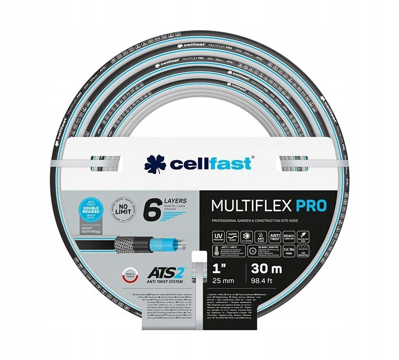 Záhradná hadica Multiflex Pro ATS2 1" 30 m