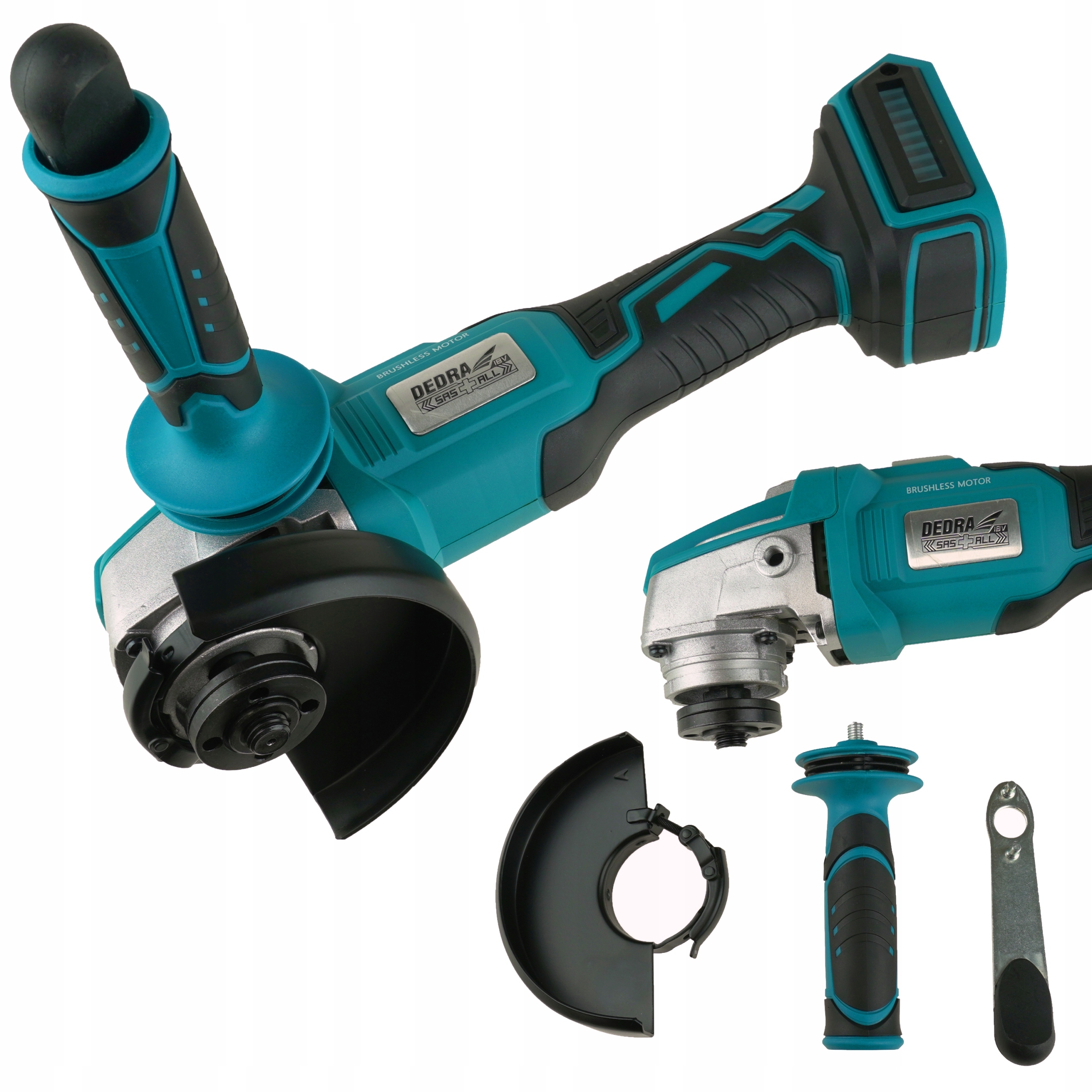 

Dedra DED7151 Szlifierka Kątowa Bezszczotkowa Sas+