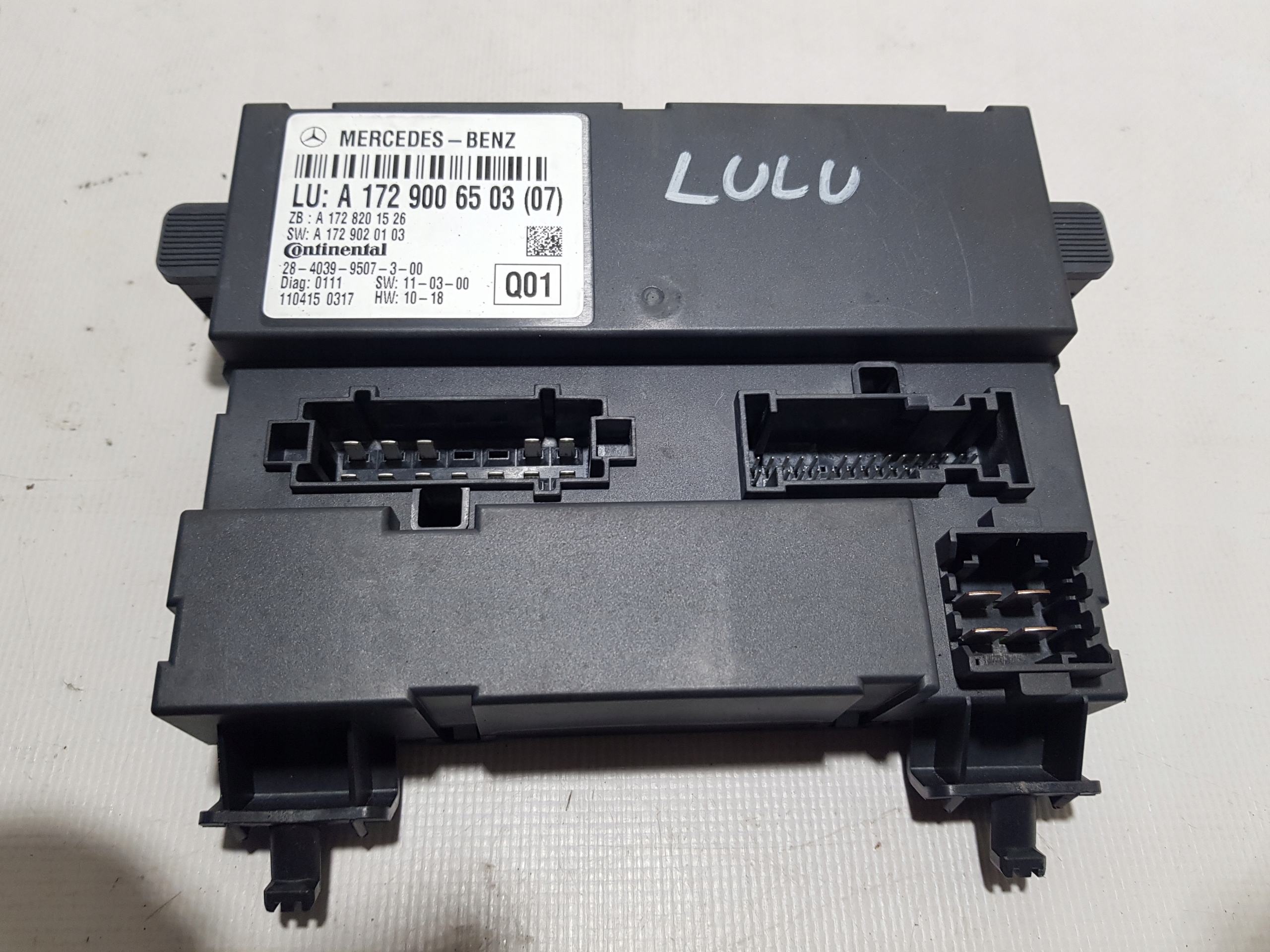 MERCEDES SLK R172 W172 module roofs A1729006503