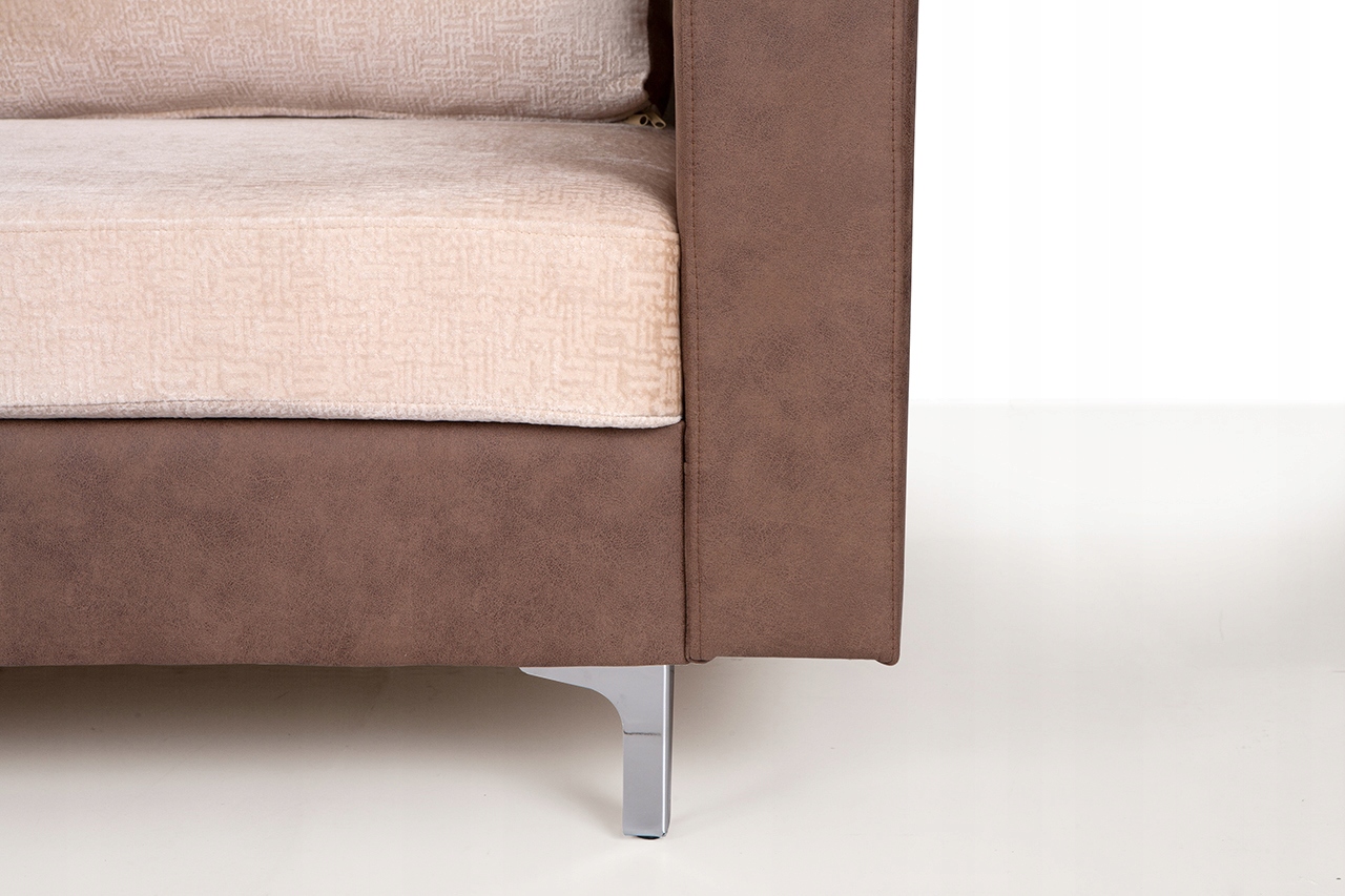 Nowoczesny Narożnik OREGON Select kolor beżowy Głębokość mebla 212 cm