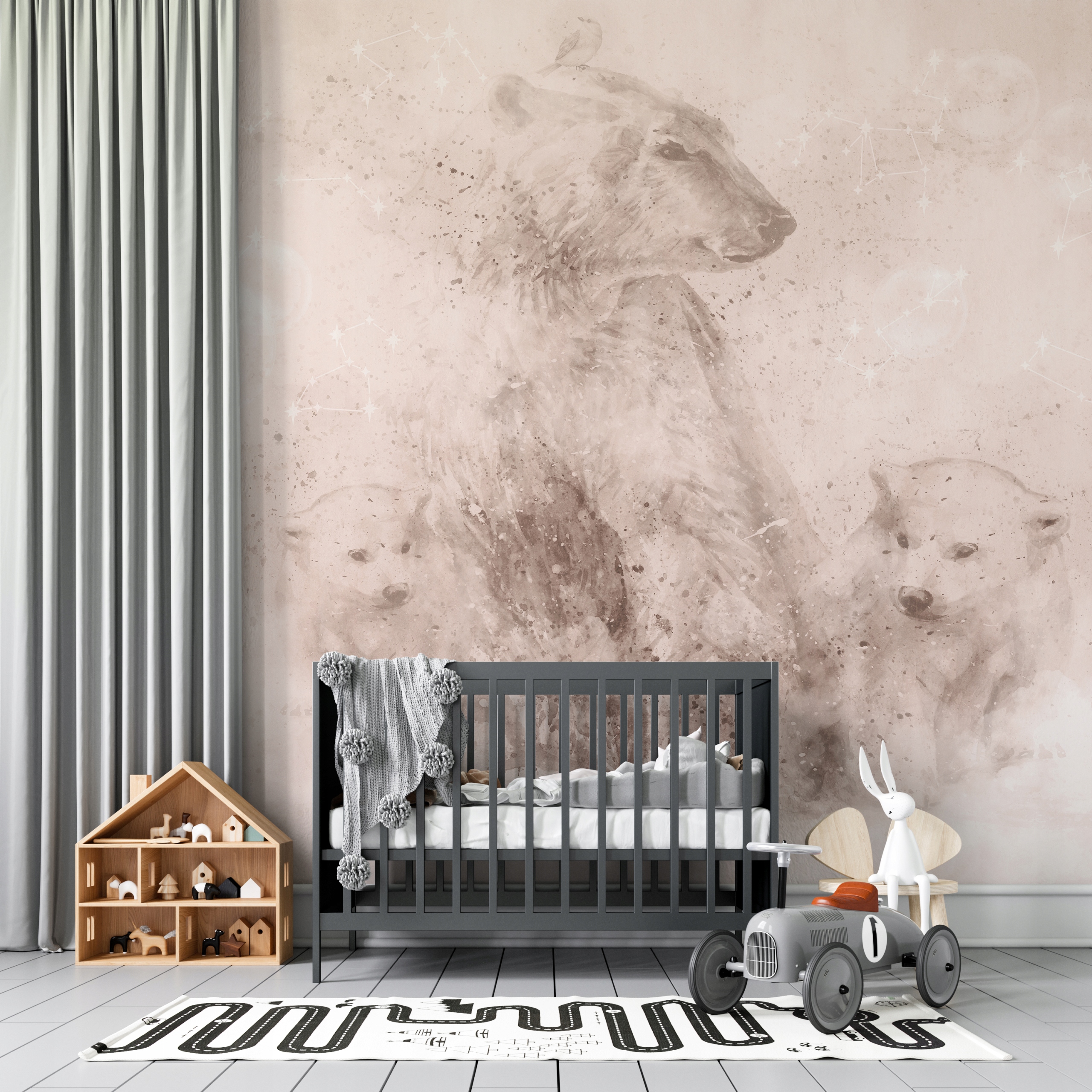 Fototapeta Medvědí rodina 400x280 struktura 350