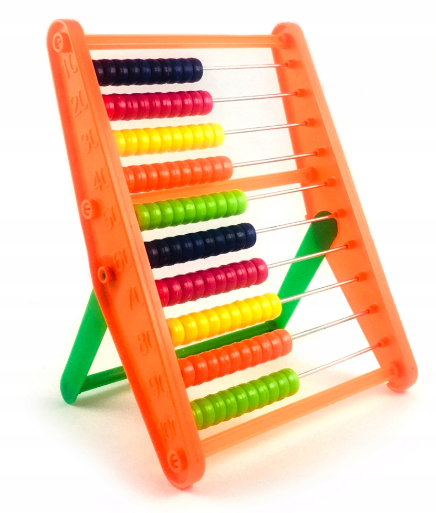 KOLOROWE LICZYDŁO PLASTIKOWE SZKOLNE 10-RZĘDOWE Kod producenta 02629