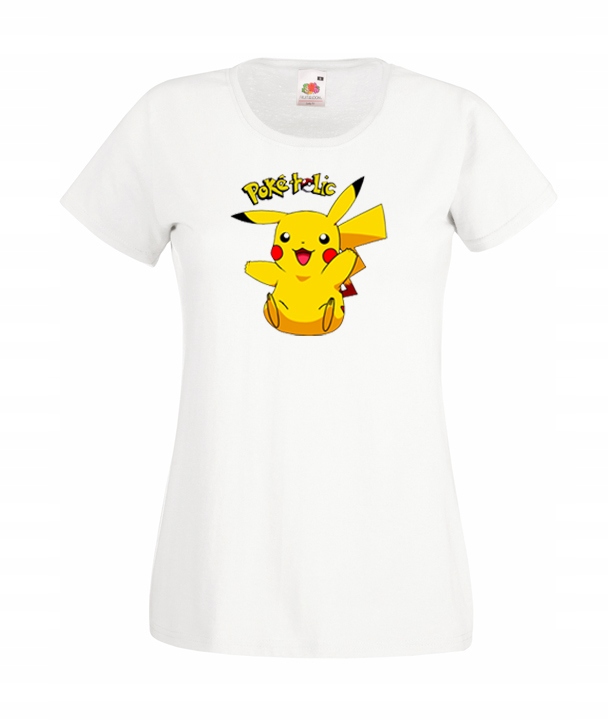 

Xs Koszulka Damska Pokemony Pikachu Pika Wzory