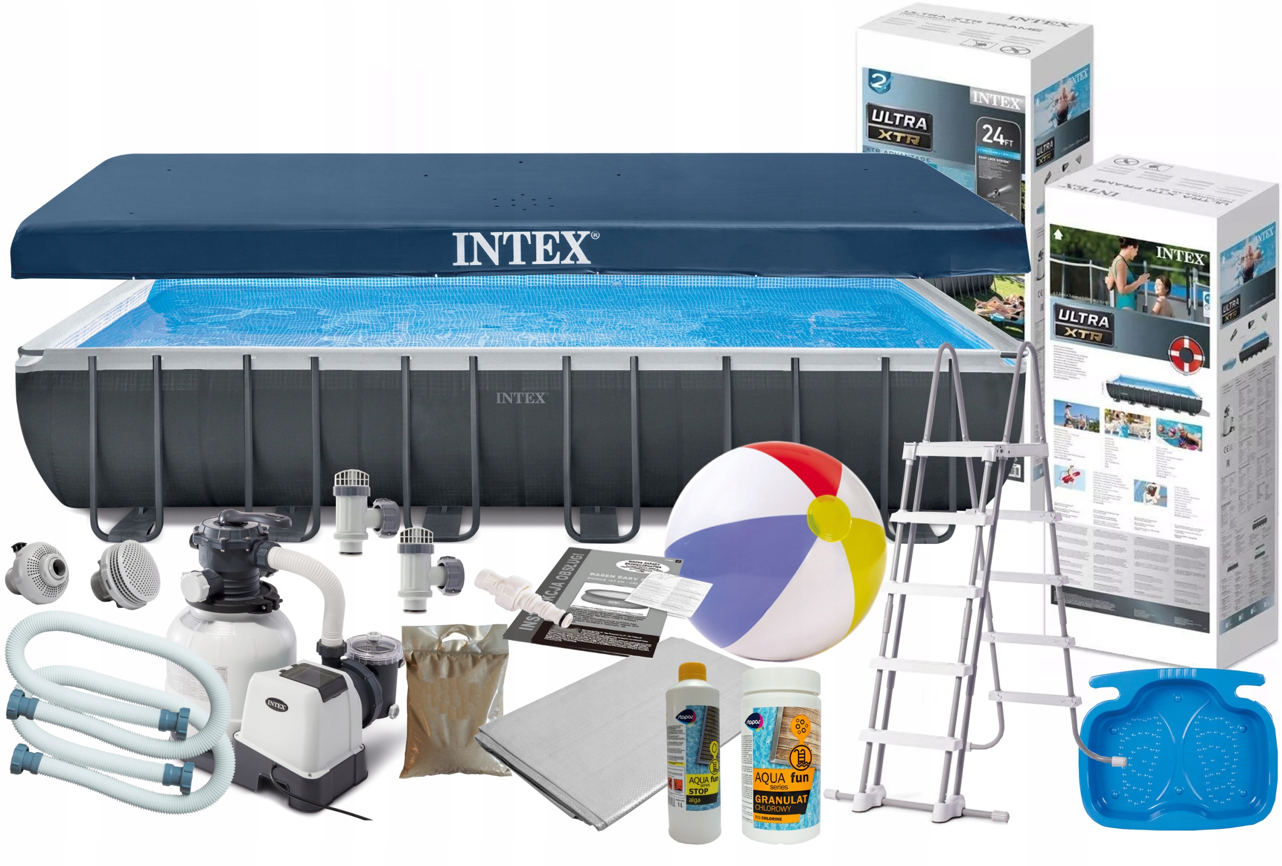 

Intex 26364 14w1 Basen Stelażowy 732x366x132cm