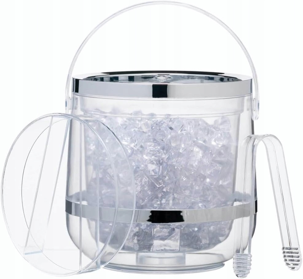 Kyblík Na Led Izolovaný 2,5L S Víkem A Kleštěmi Dárek